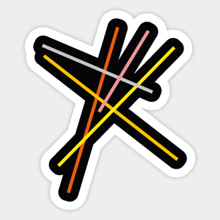 Minimal Art - Line Decoration Sticker